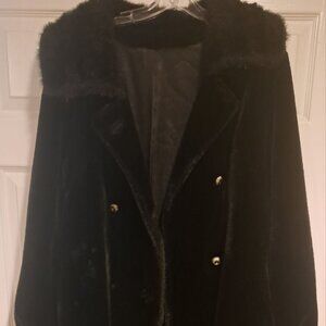 Vintage Lane Bryant Tall Styles Faux Fur Coat. Sz 15/16.